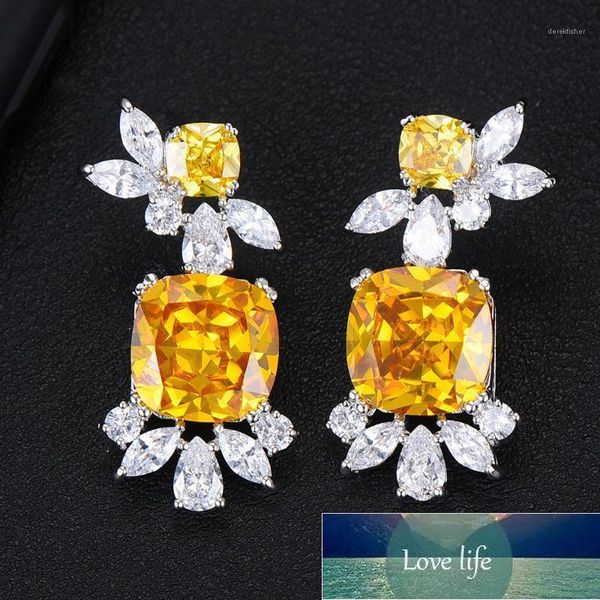 stud boucle d'oreille femme earrings for women wedding engagement charm shiny cz clear yellow crystal1, Golden;silver
stud boucle d'oreille femme earrings for women wedding engagement charm shiny cz clear yellow crystal1, Golden;silver