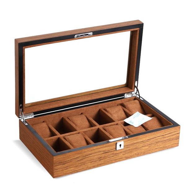 watch boxes & cases luxury wooden storage organizer box with lock men display brown vintage watches case pillows gift idea, Black;blue
watch boxes & cases luxury wooden storage organizer box with lock men display brown vintage watches case pillows gift idea, Black;blue
