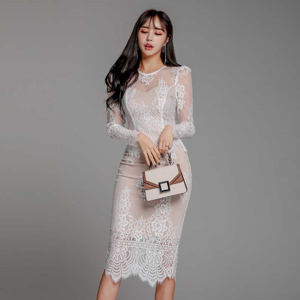 spring two-piece temperament of han edition cultivate one's morality see-through lace jacket fashion bag hip skirt 210531, White
spring two-piece temperament of han edition cultivate one's morality see-through lace jacket fashion bag hip skirt 210531, White