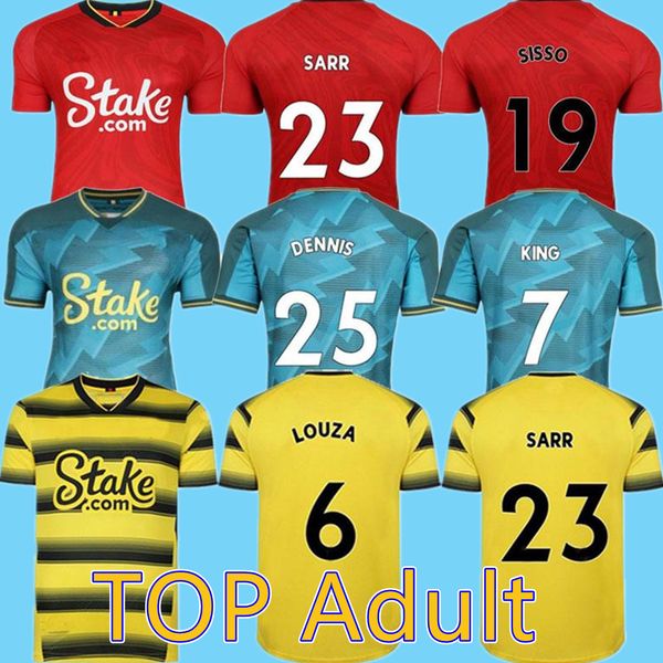 21 22 fc watford soccer jerseys 2021 2022 louza king joao pedro chernandez dennis sarr sissoko football shirts home away third thailand qua, Black;yellow
21 22 fc watford soccer jerseys 2021 2022 louza king joao pedro chernandez dennis sarr sissoko football shirts home away third thailand qua, Black;yellow