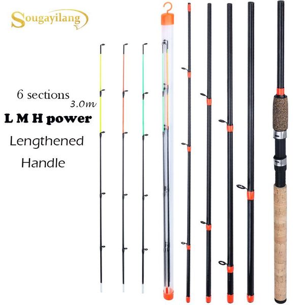 sougayilang feeder fishing rod lengthened handle 6 sections l m h power carbon fiber travel tackle boat rods
sougayilang feeder fishing rod lengthened handle 6 sections l m h power carbon fiber travel tackle boat rods