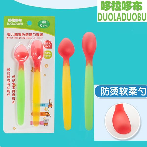 cups, dishes & utensils 2pcs/lot temperature sensing spoon for baby safety candy color infant feeding spoons kids children boy girl toddler
cups, dishes & utensils 2pcs/lot temperature sensing spoon for baby safety candy color infant feeding spoons kids children boy girl toddler