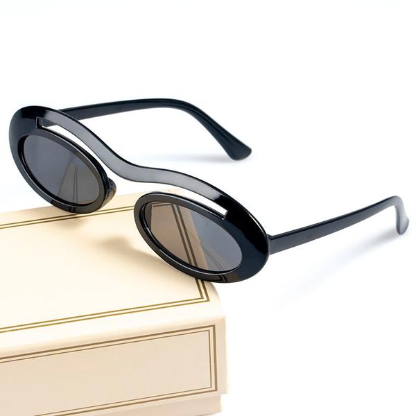 sunglasses 2021 oval women's retro fashion trend classic brand designer luxury glasses uv400, White;black
sunglasses 2021 oval women's retro fashion trend classic brand designer luxury glasses uv400, White;black