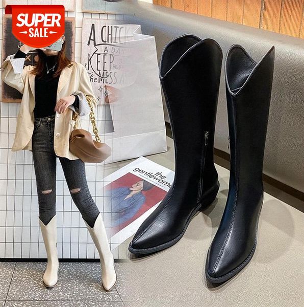 long boots women's korean retro mid-heel but knee thick heel pointed toe high western cowboy trend #il1a
long boots women's korean retro mid-heel but knee thick heel pointed toe high western cowboy trend #il1a