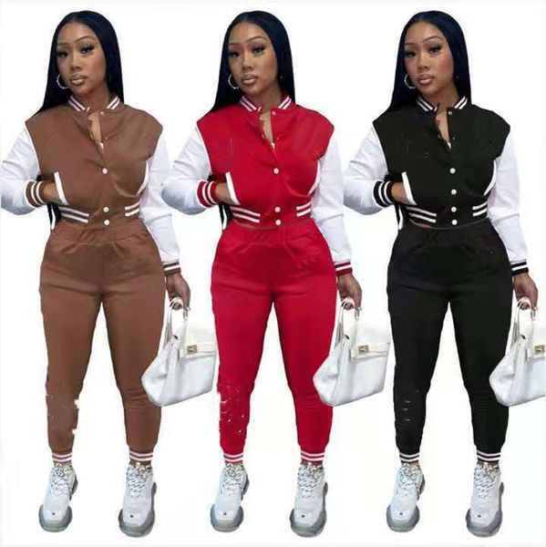 women letter tracksuits fall winter clothing casual 2 piece set jacket+pants sports suit long sleeve outfits button +leggings 1, Gray
women letter tracksuits fall winter clothing casual 2 piece set jacket+pants sports suit long sleeve outfits button +leggings 1, Gray