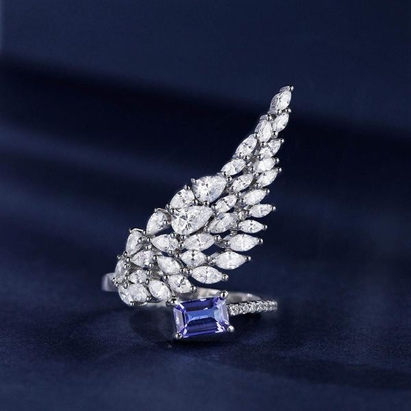 angel wing rings fashion adjustable size luxury zircon geometry personality jewelry for women engagement party charm ring wedding, Slivery;golden
angel wing rings fashion adjustable size luxury zircon geometry personality jewelry for women engagement party charm ring wedding, Slivery;golden
