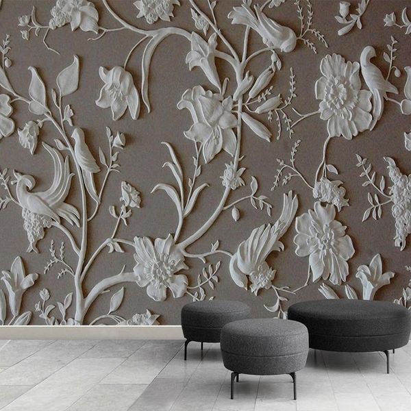 wallpapers custom mural wallpaper papel de parede 3d abstract embossed flowers birds bedroom living room background decor po wall paper
wallpapers custom mural wallpaper papel de parede 3d abstract embossed flowers birds bedroom living room background decor po wall paper