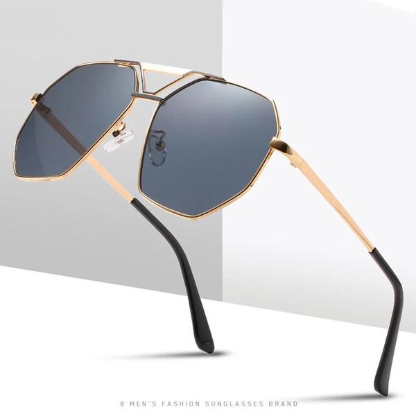 sunglasses 2021 fashion big frame men's metal polygonal personality woman ocean piece aviation, White;black
sunglasses 2021 fashion big frame men's metal polygonal personality woman ocean piece aviation, White;black