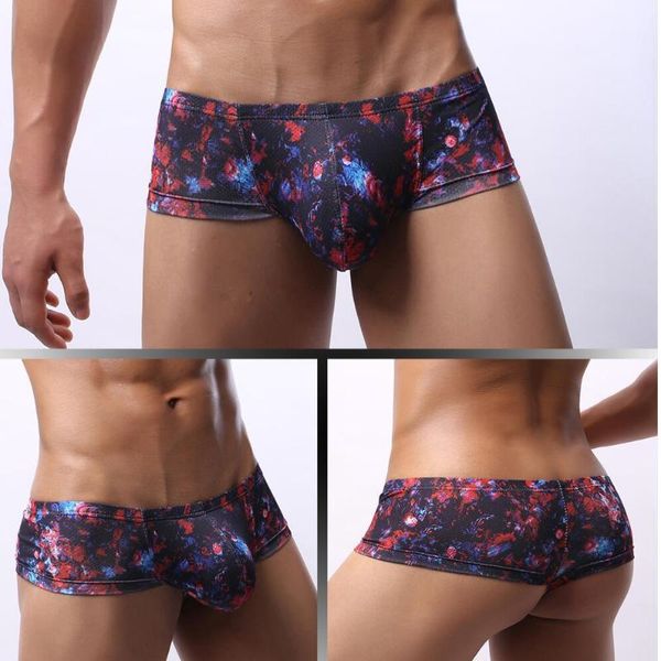 underpants underwear men boxers shorts lingerie low rise print breathable bikini u convex pouch soft male panties, Black;white
underpants underwear men boxers shorts lingerie low rise print breathable bikini u convex pouch soft male panties, Black;white