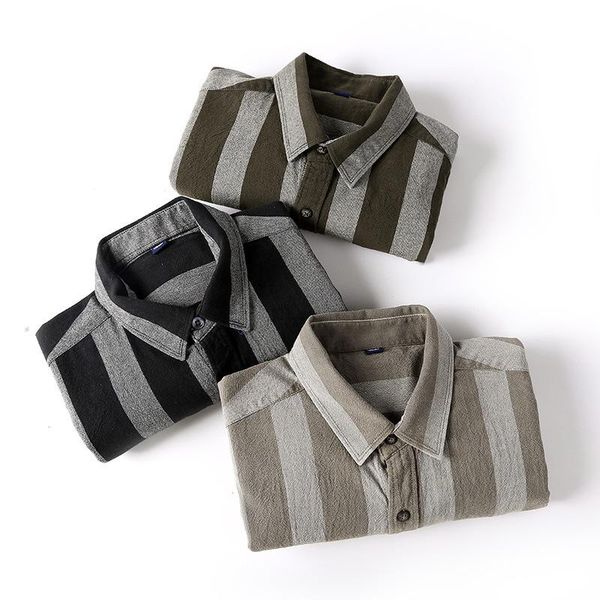 men's casual shirts luclesam men striped dress shirt mens long sleeve button down blouse camisa masculina, White;black
men's casual shirts luclesam men striped dress shirt mens long sleeve button down blouse camisa masculina, White;black