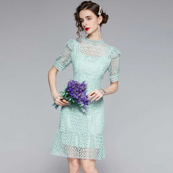 women luxury lace dress elegant wedding party robe femme vintage designer evening vestidos 210529, Black;gray
women luxury lace dress elegant wedding party robe femme vintage designer evening vestidos 210529, Black;gray