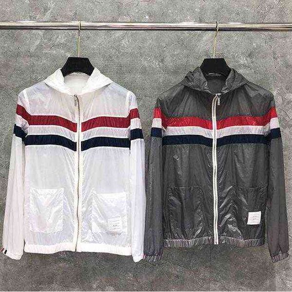tb thom buluo fashion jacket men quick dry hiking sun-protective outdoor sports coat striped casual hooded skin windbreaker, Black;brown
tb thom buluo fashion jacket men quick dry hiking sun-protective outdoor sports coat striped casual hooded skin windbreaker, Black;brown