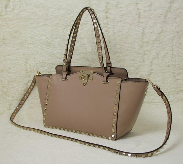 designers womens handbags purses rivet bag lock trapeze