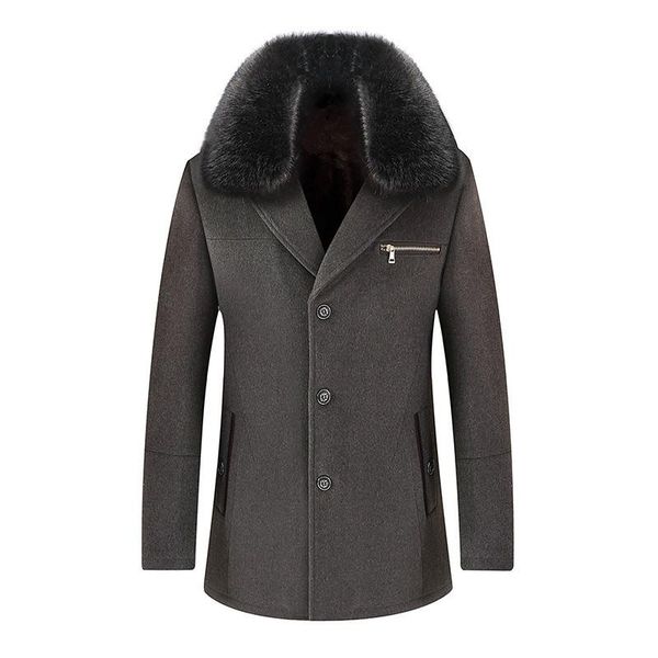men's wool & blends nice arrival winter thick casual trench coat men / warm jackets woolen, Black
men's wool & blends nice arrival winter thick casual trench coat men / warm jackets woolen, Black