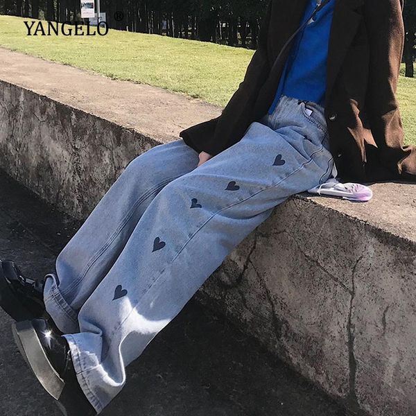 yangelo harajuku love printed jeans women 2021 spring autumn straight high waist loose casual fashion street blue pants woman women's
yangelo harajuku love printed jeans women 2021 spring autumn straight high waist loose casual fashion street blue pants woman women's