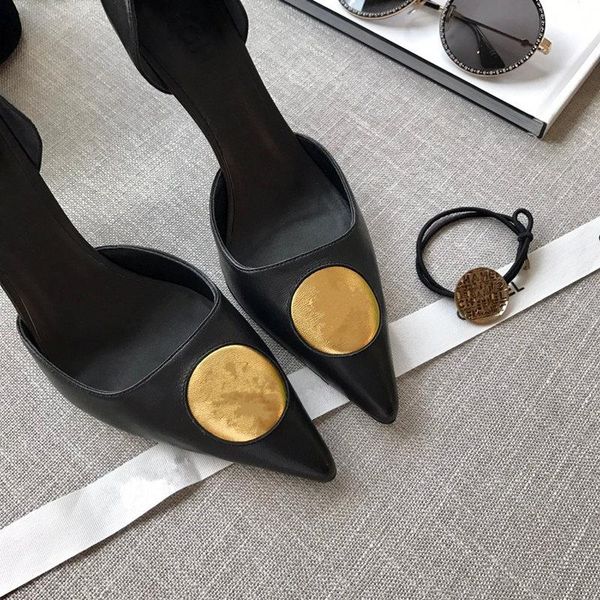 dress shoes office lady designer fashion women's black leather gold stamp pointy toe high heel slip on prom evening bridal
dress shoes office lady designer fashion women's black leather gold stamp pointy toe high heel slip on prom evening bridal