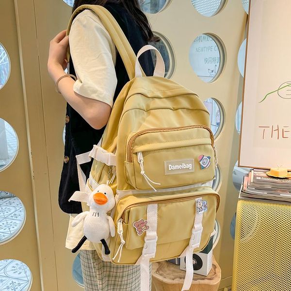 backpack hocodo kawaii women multi-pocket school bag for teenage girl anti-theft female solid color travel mochila
backpack hocodo kawaii women multi-pocket school bag for teenage girl anti-theft female solid color travel mochila
