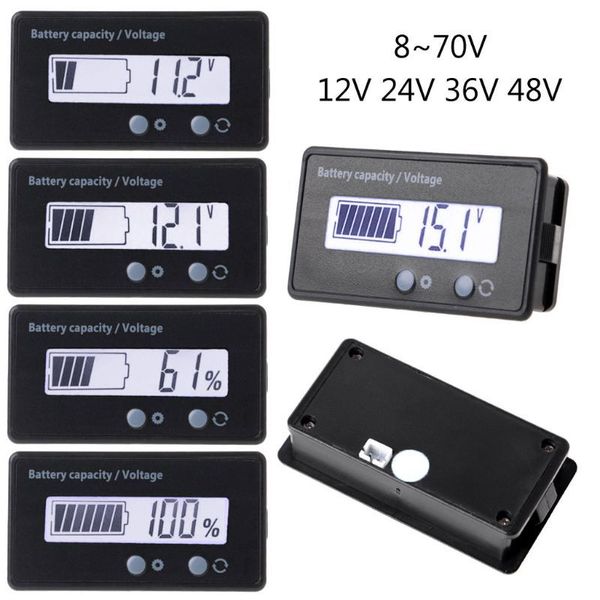 12v/24v/36v/48v lcd acid lead lithium battery capacity voltage indicator electric motorcycle scooter battery tester
12v/24v/36v/48v lcd acid lead lithium battery capacity voltage indicator electric motorcycle scooter battery tester