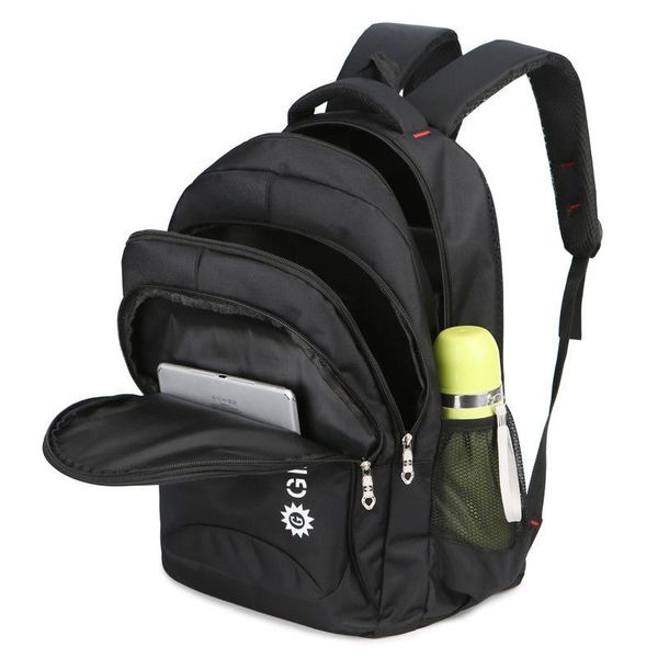 backpack black nylon large capacity men junior high school bag teen students bagpack male computer back pack college style 2021
backpack black nylon large capacity men junior high school bag teen students bagpack male computer back pack college style 2021
