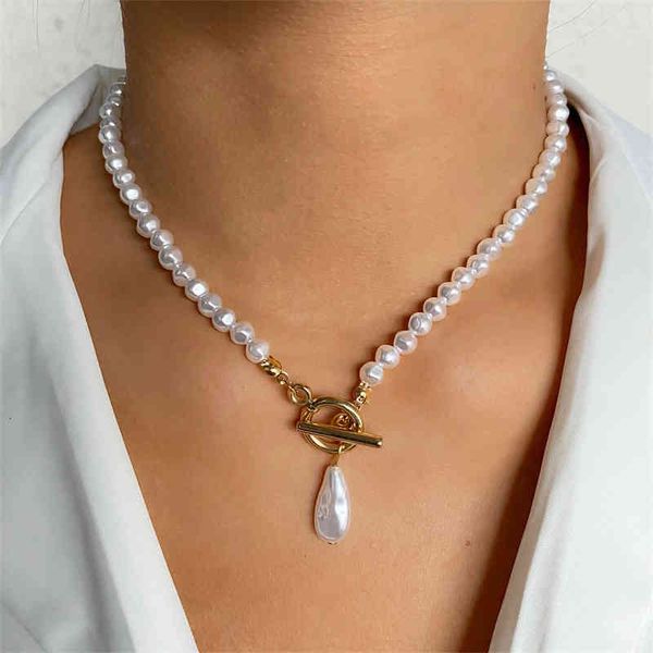 fashion pearl bead choker necklace for women female bohemian gold ot buckle lock pearl pendant chain necklaces collier jewelry, Silver
fashion pearl bead choker necklace for women female bohemian gold ot buckle lock pearl pendant chain necklaces collier jewelry, Silver