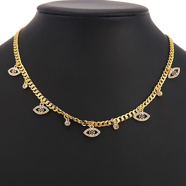 pendant necklaces zhini punk gold metal stainless steel choker for women boho ethnic evil eye necklace rhinestone jewelry, Silver
pendant necklaces zhini punk gold metal stainless steel choker for women boho ethnic evil eye necklace rhinestone jewelry, Silver