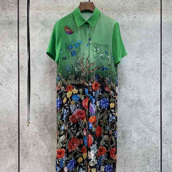 truevoker summer 100% silk straigth dress lady short sleeve green print robe mujer festa vestido 210602, Black;gray
truevoker summer 100% silk straigth dress lady short sleeve green print robe mujer festa vestido 210602, Black;gray
