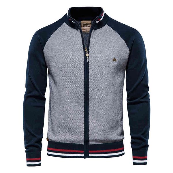 2021 new men's fashion sweaters autumn winter spliced zipper casual slim warm square collar cardigan, Black;white
2021 new men's fashion sweaters autumn winter spliced zipper casual slim warm square collar cardigan, Black;white