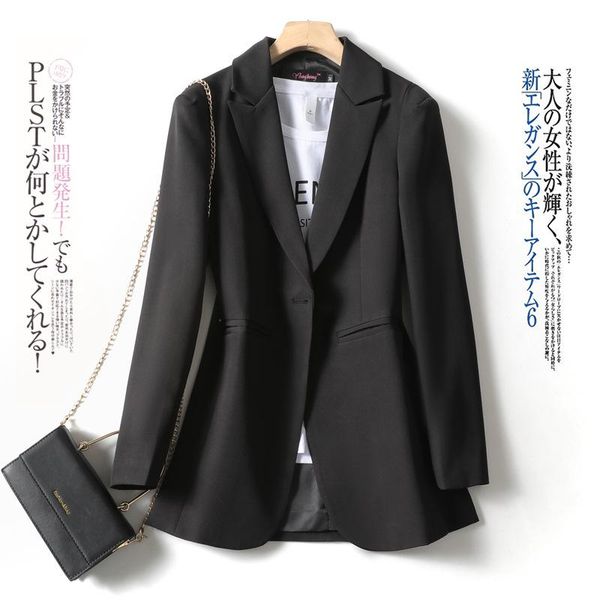 women's suits & blazers fashion women black suit blazer long sleeve pocket office lady business coat female retro, White;black
women's suits & blazers fashion women black suit blazer long sleeve pocket office lady business coat female retro, White;black