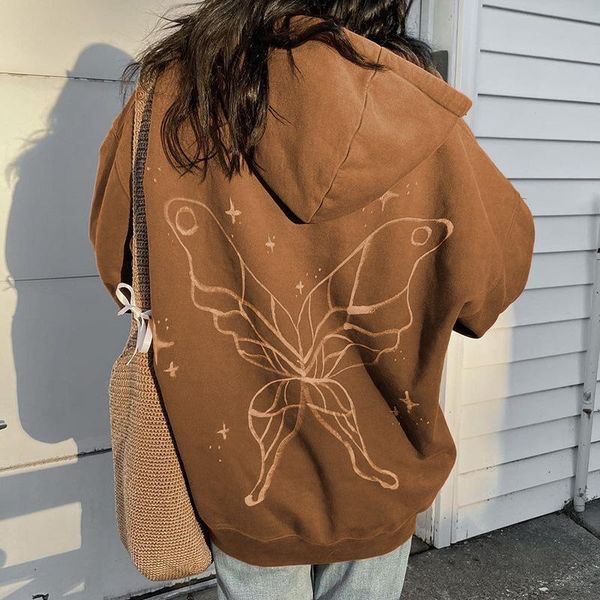 women's jackets 2021 butterfly printed winter jacket women loose fleece thickened hooded outerwear fashion casual streetwear, Black;brown
women's jackets 2021 butterfly printed winter jacket women loose fleece thickened hooded outerwear fashion casual streetwear, Black;brown