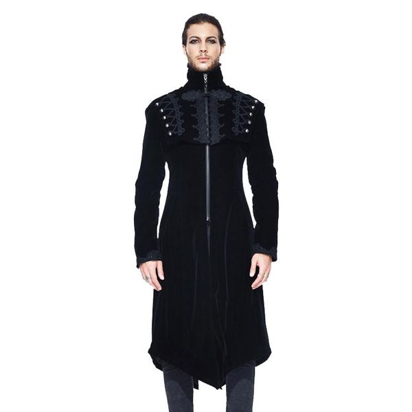 men's wool & blends devil fashion gothic rregular hem dovetail long jacket i party evening formal dinner sleeve coat, Black
men's wool & blends devil fashion gothic rregular hem dovetail long jacket i party evening formal dinner sleeve coat, Black