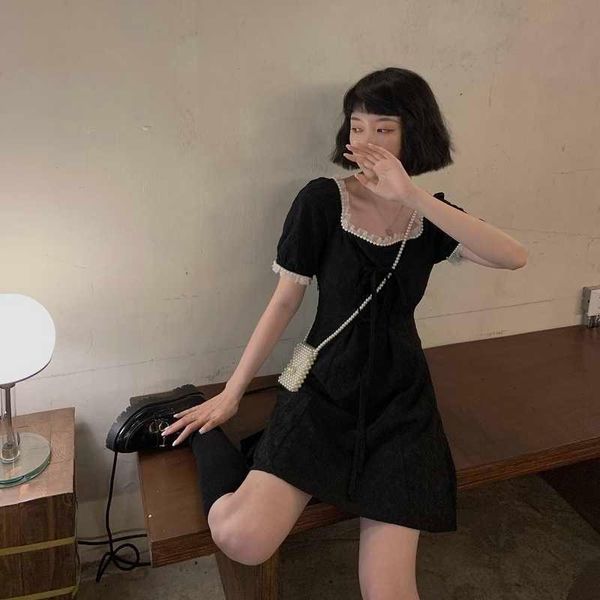 casual dresses cmaz dres for women summer 2021 korean style female dr, Black;gray
casual dresses cmaz dres for women summer 2021 korean style female dr, Black;gray
