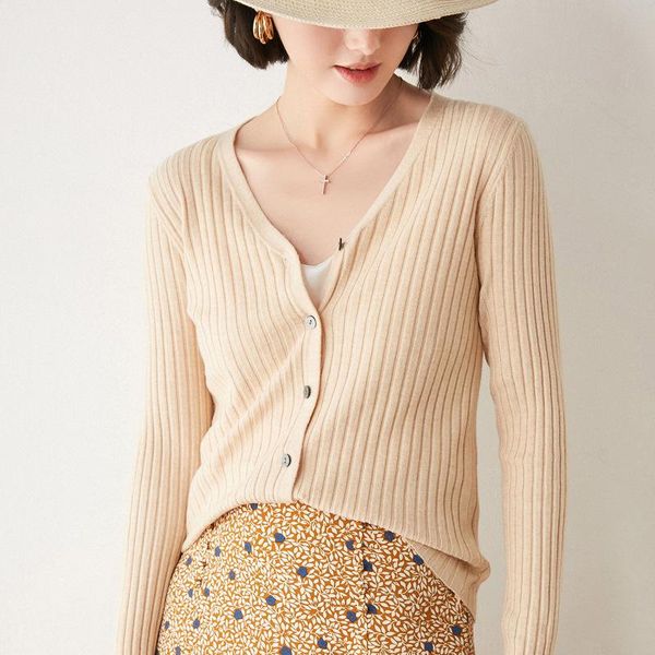 women's knits & tees wool blended 2021 winter cardigan women loose v-neck pit strip ladies solid color long-sleeved short outer wear kn, White
women's knits & tees wool blended 2021 winter cardigan women loose v-neck pit strip ladies solid color long-sleeved short outer wear kn, White
