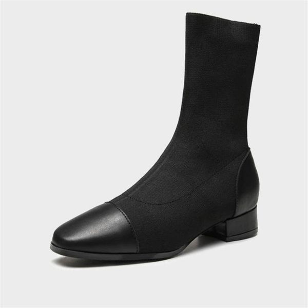 med heels socks women shoes pointed toe ladies knitted stretch ankle boots winter fashion sock n5uq, Black
med heels socks women shoes pointed toe ladies knitted stretch ankle boots winter fashion sock n5uq, Black