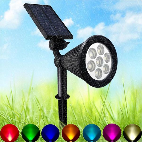 led solar lawn lamp spotlight adjustable waterproof outdoor garden light landscape 6v ip65 7 color lamps
led solar lawn lamp spotlight adjustable waterproof outdoor garden light landscape 6v ip65 7 color lamps