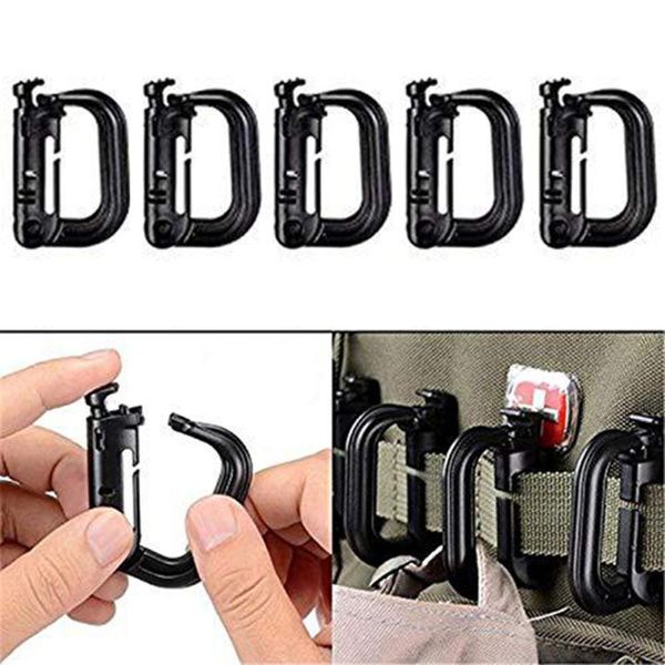 cords, slings and webbing 5pcs survival sport black buckle d-ring portable durable hanging carabiner climbing accessories multi-purpose outd
cords, slings and webbing 5pcs survival sport black buckle d-ring portable durable hanging carabiner climbing accessories multi-purpose outd