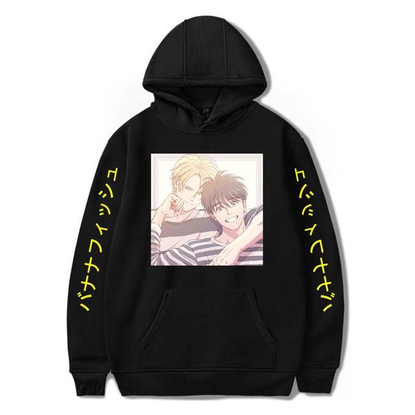 men's hoodies & sweatshirts banana fish anime harajuku printed men/women fashion coat hoody sweatshirt pullover streetwear ash lynx c, Black
men's hoodies & sweatshirts banana fish anime harajuku printed men/women fashion coat hoody sweatshirt pullover streetwear ash lynx c, Black