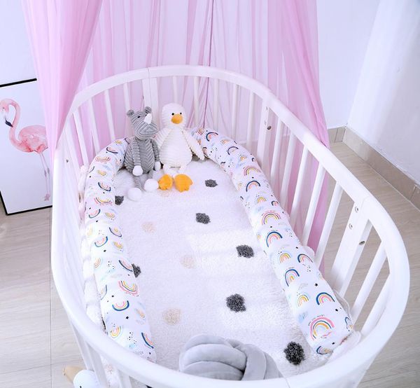 bedding sets ins detachable and washable children's printed rainbow crib, safe anti-collision guardrail around the bed, comforting long
bedding sets ins detachable and washable children's printed rainbow crib, safe anti-collision guardrail around the bed, comforting long