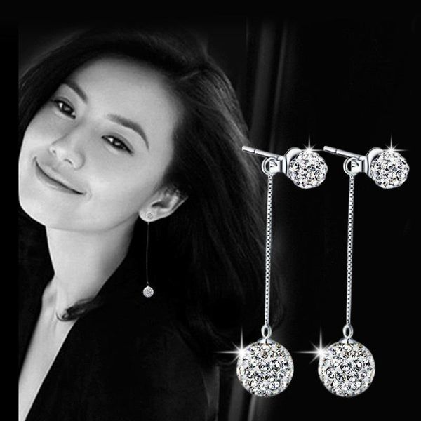 dangle & chandelier 925 sterling silver women's fashion jewelry zircon korean version double diamond full tassel long earrings
dangle & chandelier 925 sterling silver women's fashion jewelry zircon korean version double diamond full tassel long earrings