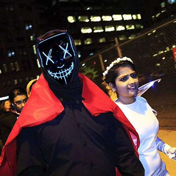 mask party led glow fluorescence halloween easter mischief terror v luminous prom dress up e0908 decoration
mask party led glow fluorescence halloween easter mischief terror v luminous prom dress up e0908 decoration