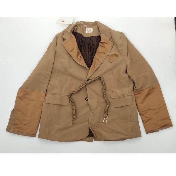 women's suits & blazers getspring women blazer patchwork suit jacket single breasted belt long sleeve loose casual ladies coat autumn 2, White;black
women's suits & blazers getspring women blazer patchwork suit jacket single breasted belt long sleeve loose casual ladies coat autumn 2, White;black