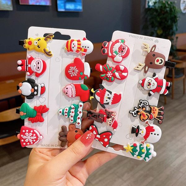 hair accessories 10pcs christmas tree children kid girl cute cartoon snowman elk clip pin hairpins hairgrip barrettes, Slivery;white
hair accessories 10pcs christmas tree children kid girl cute cartoon snowman elk clip pin hairpins hairgrip barrettes, Slivery;white
