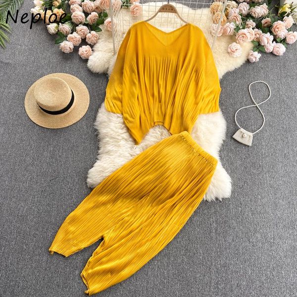 women's two piece pants neploe heavy work holiday multicolor 2 pcs women set v neck batwing short sleeve shirt + high waist hip harem s, White
women's two piece pants neploe heavy work holiday multicolor 2 pcs women set v neck batwing short sleeve shirt + high waist hip harem s, White