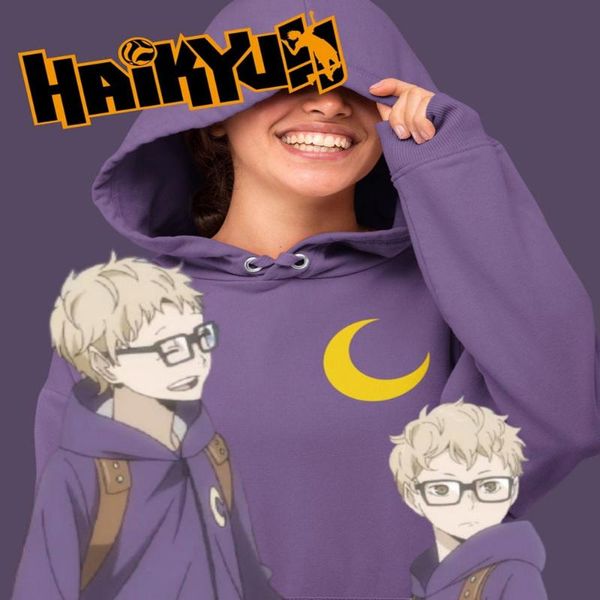 men's hoodies & sweatshirts anime haikyuu tsukishima streetwear men women moon print oversized hoodie fashion tracksuits clothing, Black
men's hoodies & sweatshirts anime haikyuu tsukishima streetwear men women moon print oversized hoodie fashion tracksuits clothing, Black