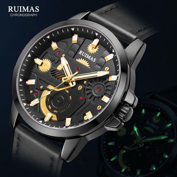 wristwatches ruimas watches men 2021 brand military sport watch man casual leather strap quartz wristwatch waterproof relogios clock, Slivery;brown
wristwatches ruimas watches men 2021 brand military sport watch man casual leather strap quartz wristwatch waterproof relogios clock, Slivery;brown