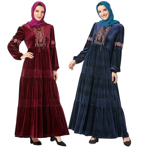plus size velvet abaya dubai hijab muslim dress women islamic clothes turkey robe musulmane abayas grote maten dames kleding, Red
plus size velvet abaya dubai hijab muslim dress women islamic clothes turkey robe musulmane abayas grote maten dames kleding, Red