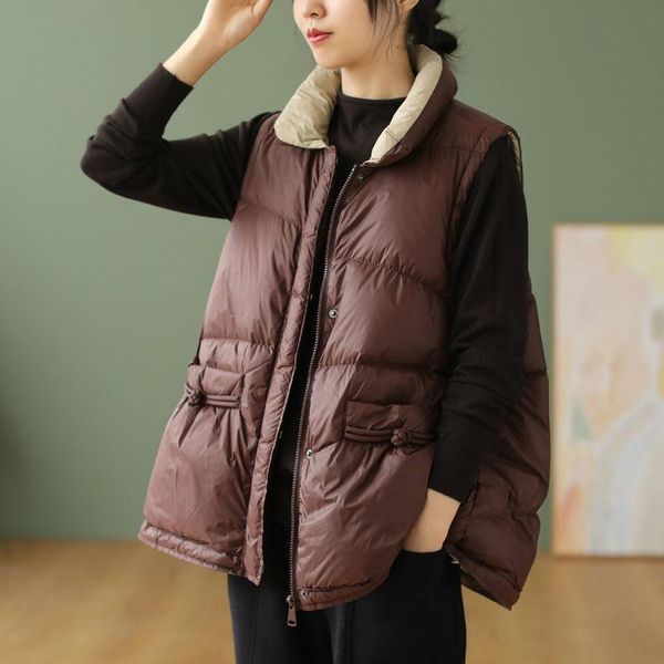 women's vests spring autumn 2021 women vest cotton waistcoat plus size xl female long slim padded coats ladies sleeveless clothing q48, Black;white
women's vests spring autumn 2021 women vest cotton waistcoat plus size xl female long slim padded coats ladies sleeveless clothing q48, Black;white