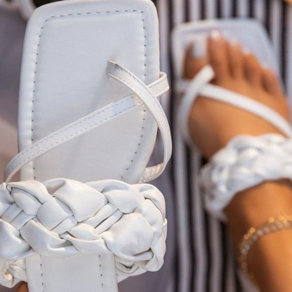 slippers 2021 women flip flop weave solid female sewing square toe casual slides ladies summer beach fashion flat plus size, Black
slippers 2021 women flip flop weave solid female sewing square toe casual slides ladies summer beach fashion flat plus size, Black