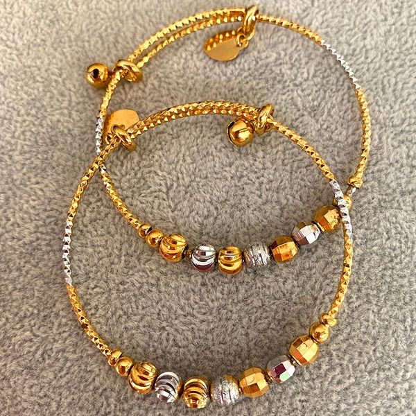 bangle ethiopian bead bracelet gold silver small bell african two-tone ball lovely dubai bangles for women wedding party gifts, Black
bangle ethiopian bead bracelet gold silver small bell african two-tone ball lovely dubai bangles for women wedding party gifts, Black