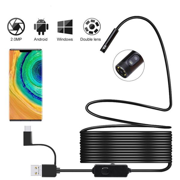 cameras double lens usb flexible 8mm borescope hd pipe inspection for otg android smartphone pc notebook
cameras double lens usb flexible 8mm borescope hd pipe inspection for otg android smartphone pc notebook