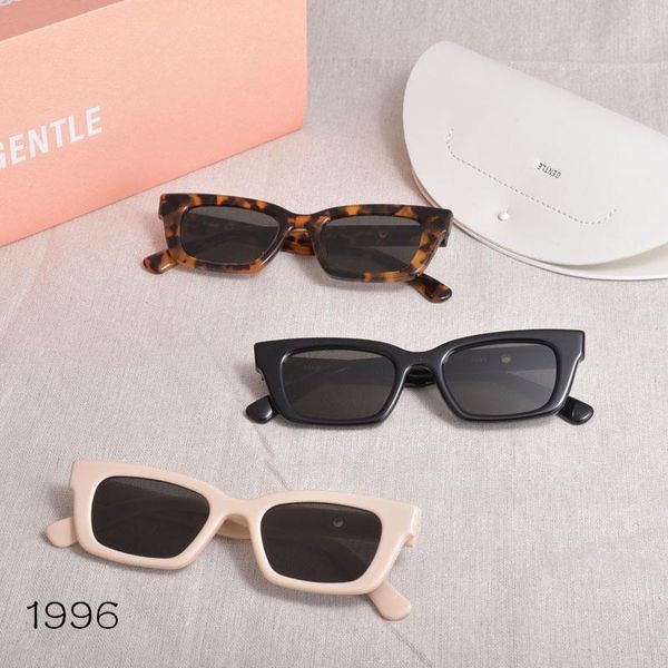 sunglasses gm korea brand gentle jennie 1996 square cat eye acetate polarized uv400 women men with original packaging, White;black
sunglasses gm korea brand gentle jennie 1996 square cat eye acetate polarized uv400 women men with original packaging, White;black
